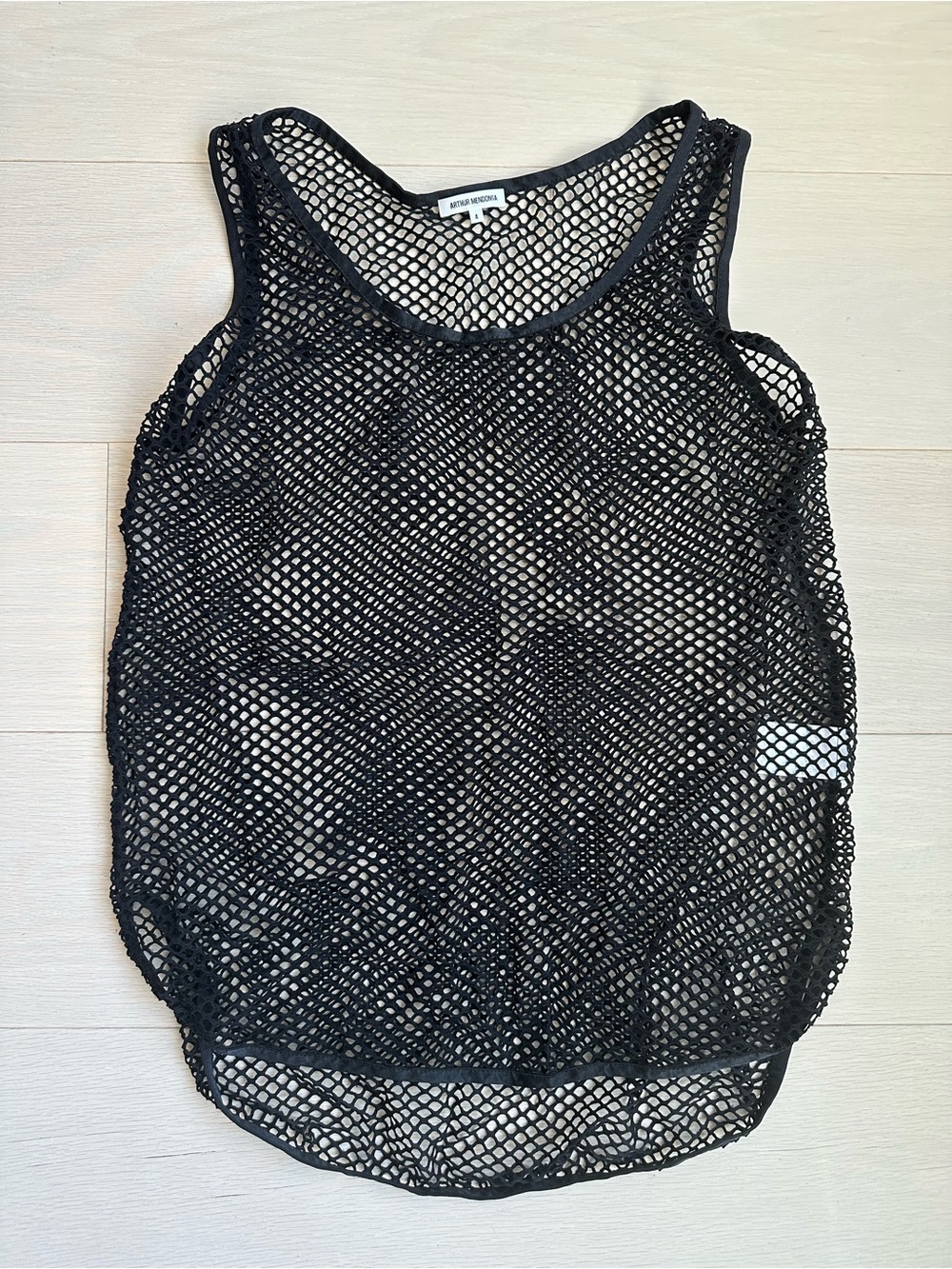 Black Mesh Tank Top - Urban Outfitters